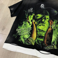 Rough Play Ghost Face Graphic T-Shirt