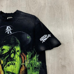Rough Play Ghost Face Graphic T-Shirt