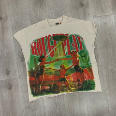 Rough Play Together Graphic Sleeveless Top