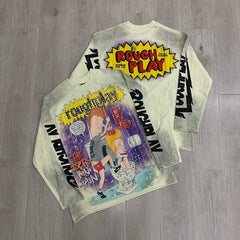 Rough Play Beavis & Butthead Graphic Long Sleeve