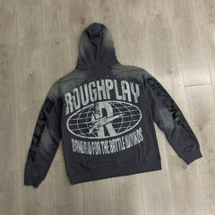 Rough Play Can't Feel My Face Graphic Hoodie