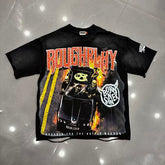 Rough Play Motorcycle Graphic T-Shirt