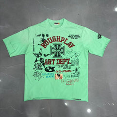 Rough Play Artistic Graphic T-Shirt