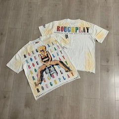 Rough Play Graphic Illustration T-Shirt