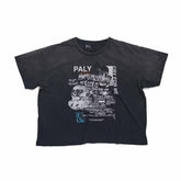 Paly Hollywood Photo Collage Washed T-Shirt