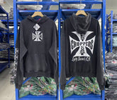 West Coast Choppers Cross Eagle Fleece Hoodie