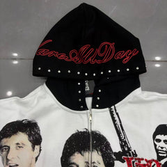 VARE ALL DAY Portrait Graphic Hoodie