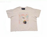 Paly Hollywood Minimal Graphic Casual T-Shirt