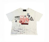 Paly Hollywood Handwritten Graphic Print T-Shirt