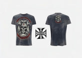 West Coast Choppers Skull & Cross Graphic T-Shirt