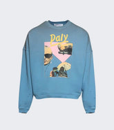 Paly Hollywood Portrait Graphic Crewneck Sweatshirt