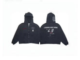 Paly Hollywood Washed Zip-Up Fleece Hoodie