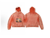 Paly Hollywood Lettering Graphic Oversized Hoodie