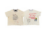 Paly Hollywood Raw-Edge Graphic Casual T-Shirt