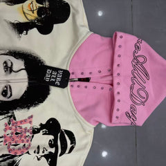 VARE ALL DAY King of Pop Graphic Hoodie