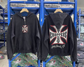 West Coast Choppers Cross Graphic Fleece Hoodie