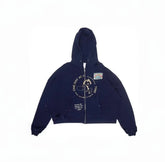 Paly Hollywood Vintage Wash Gothic Graphic Hoodie