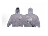 Paly Hollywood Distressed Washed Graphic Hoodie