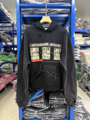 Paly Hollywood Vintage Wash Graphic Pullover Hoodie