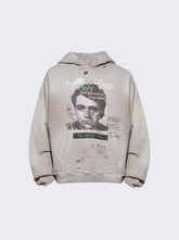 Paly Hollywood Distressed Photo Graphic Crewneck Sweatshirt