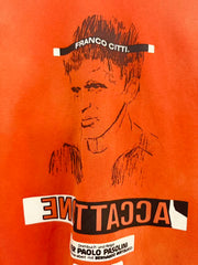 Paly Hollywood Distressed Vintage Washed T-Shirt---Weathered red