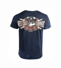 West Coast Choppers Cross Logo Graphic T-Shirt