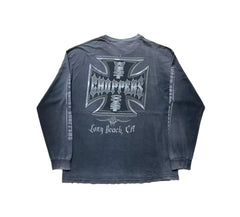 West Coast Choppers Skull Graphic Long Sleeve