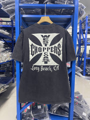 West Coast Choppers Cross Graphic Vintage T-Shirt