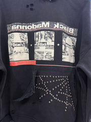 Paly Hollywood Vintage Wash Graphic Pullover Hoodie
