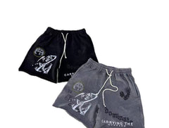 Paly Hollywood Vintage Graphic Shorts