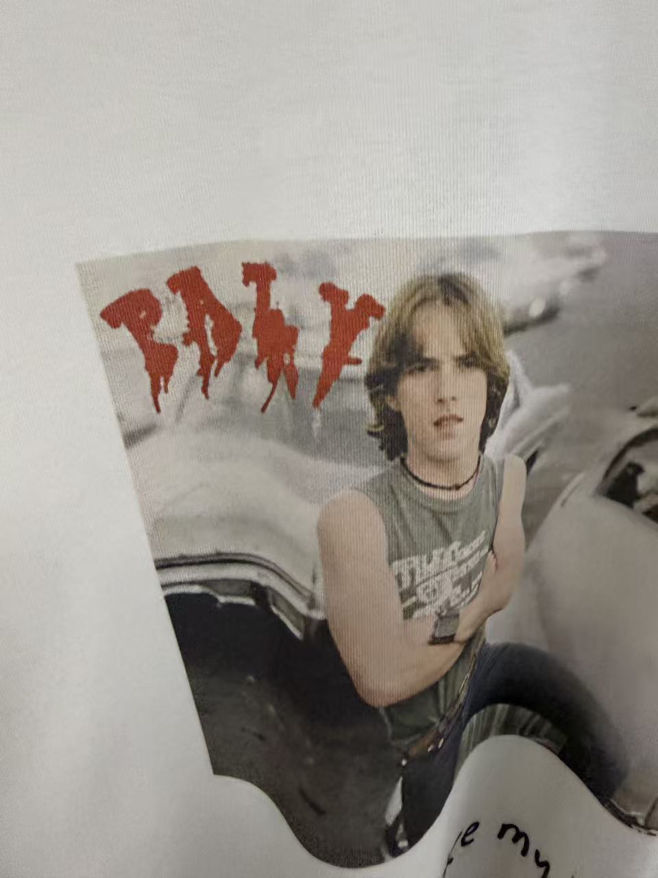 Paly Hollywood Artistic Photo Print T-Shirt