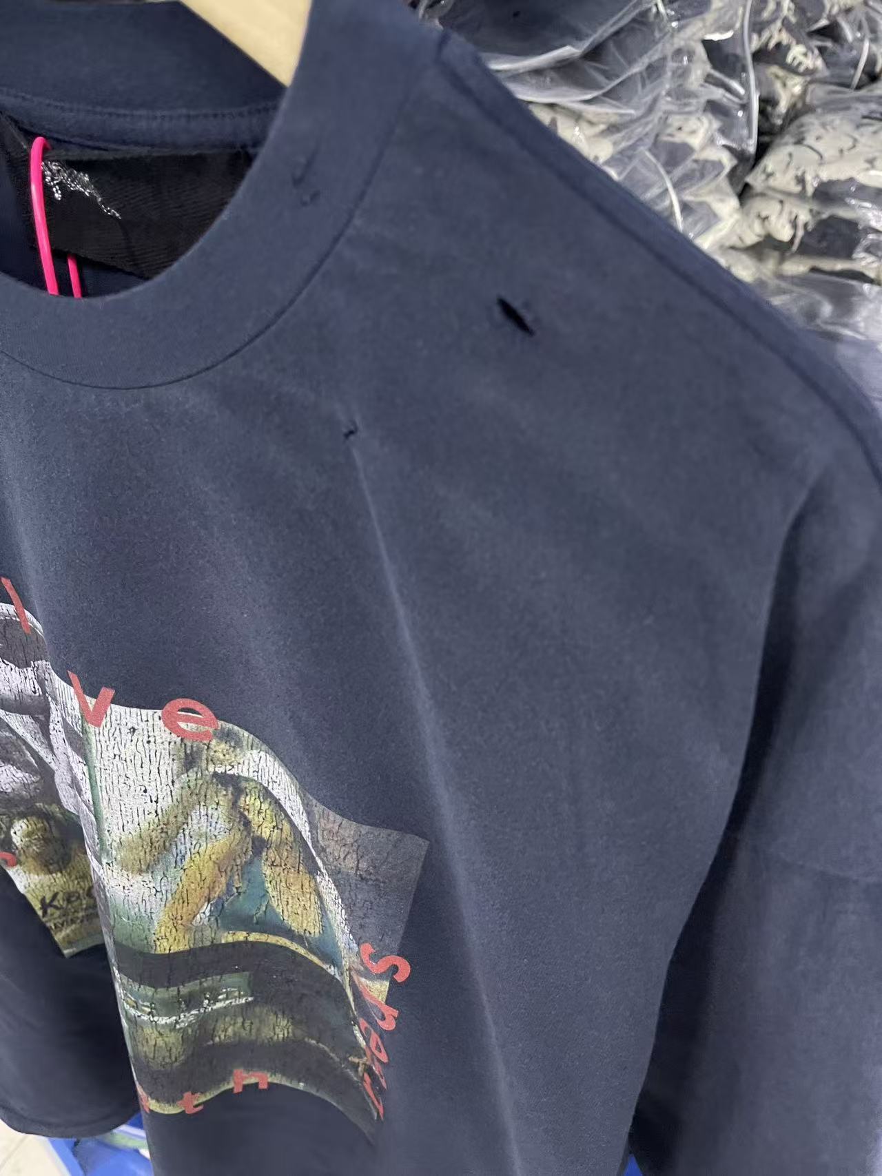 Paly Hollywood Washed Graphic Print T-Shirt