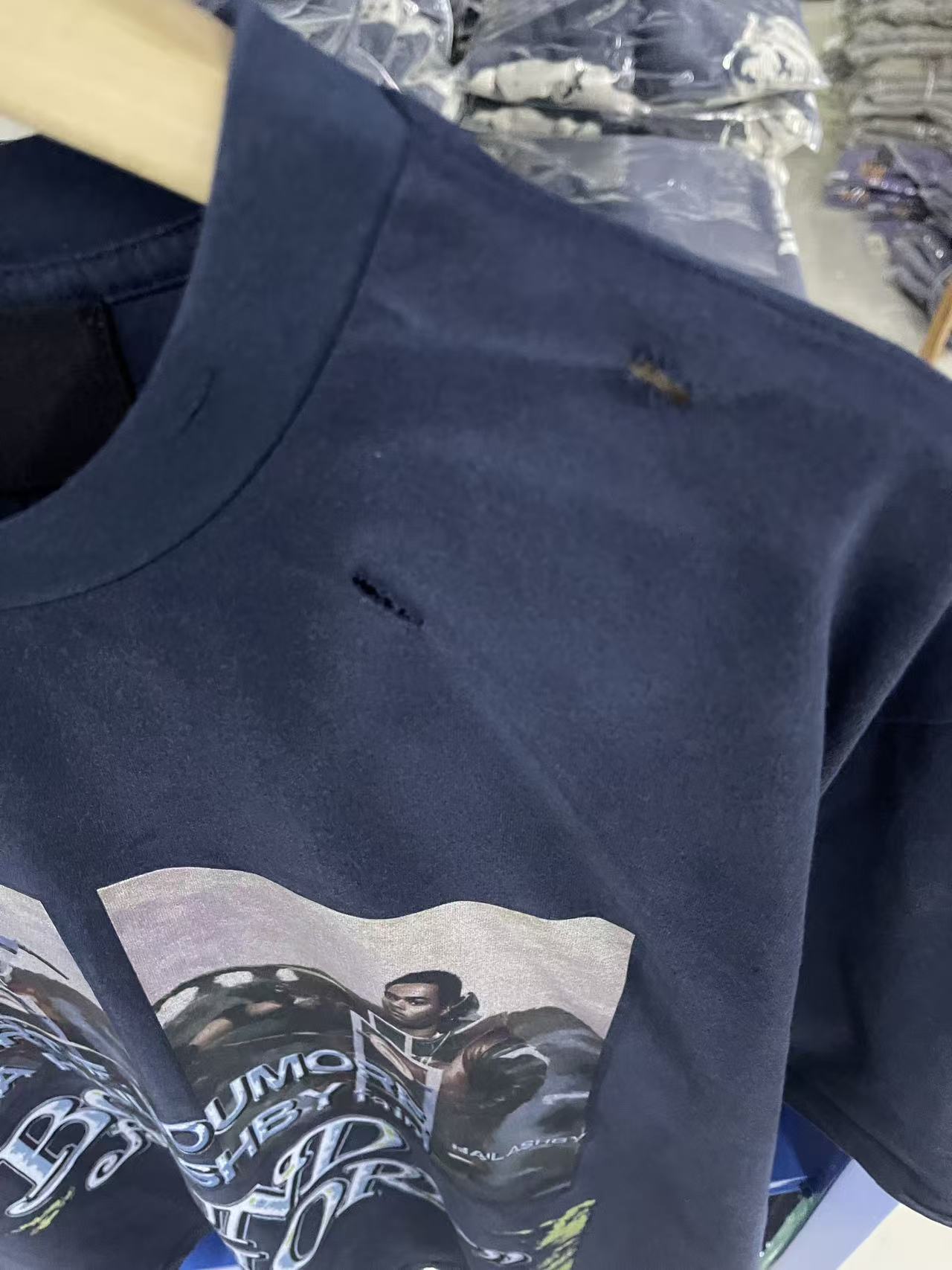 Paly Hollywood Graphic Contrast Print T-Shirt