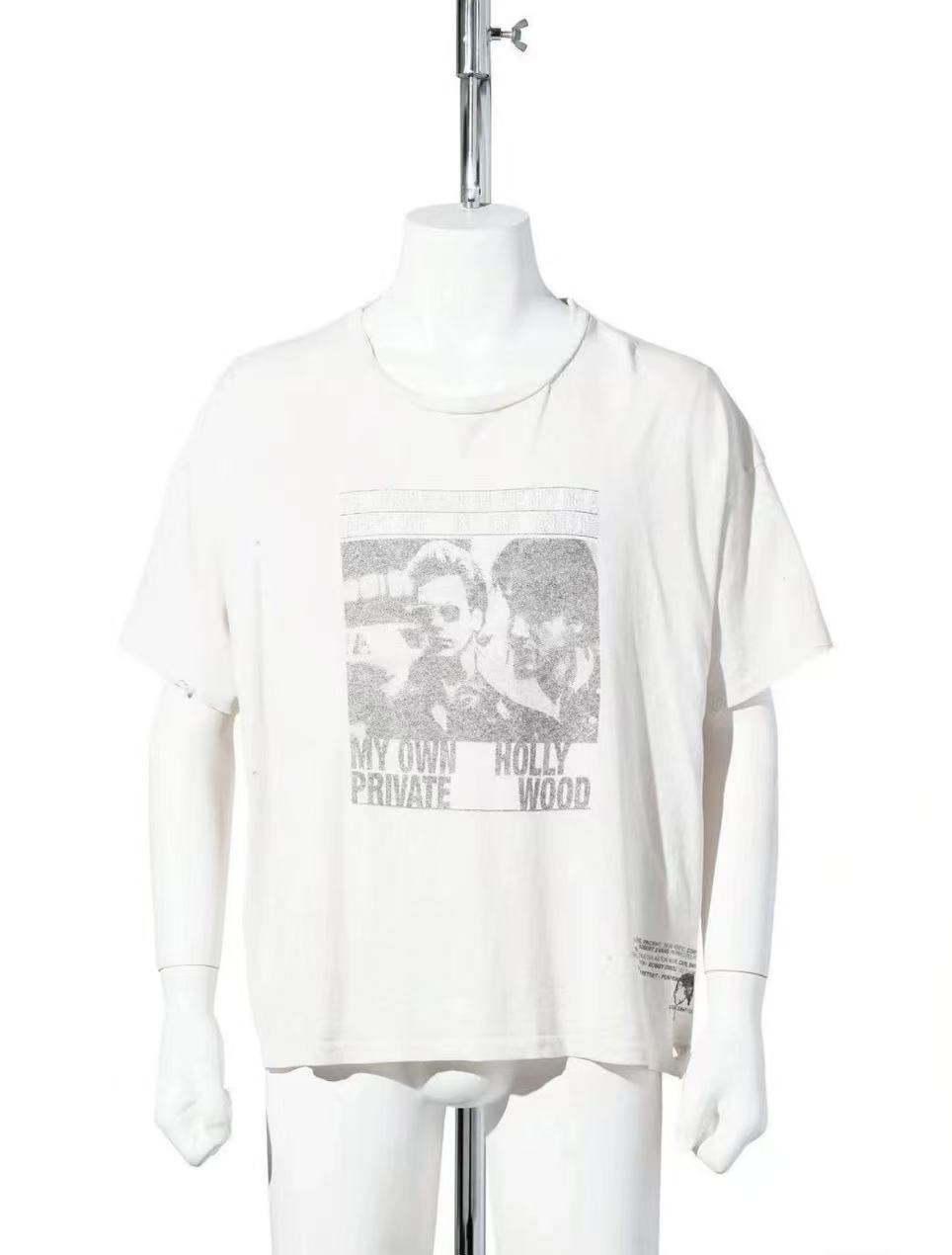 Paly Hollywood Distressed Hem Graphic T-Shirt