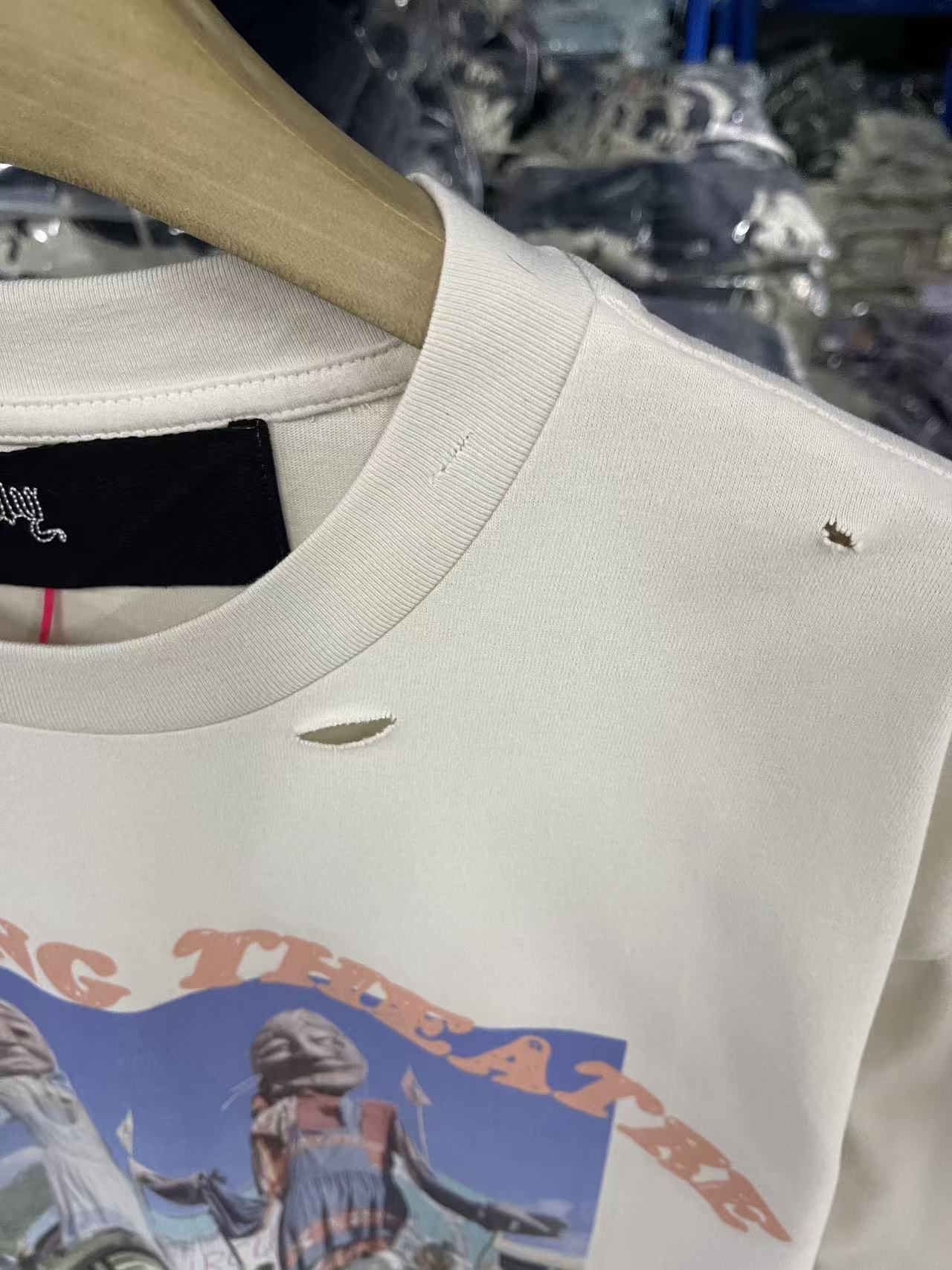Paly Hollywood Contrast Trim Graphic T-Shirt