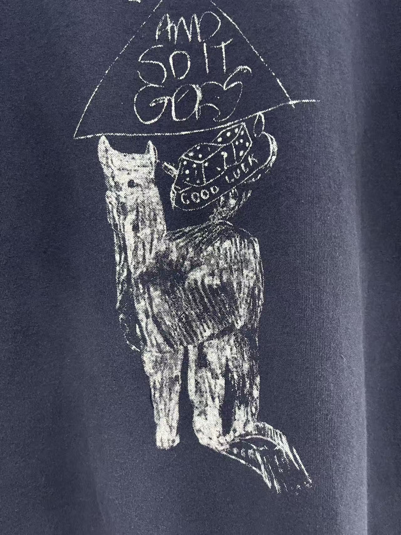 Paly Hollywood Distressed Washed Graphic T-Shirt