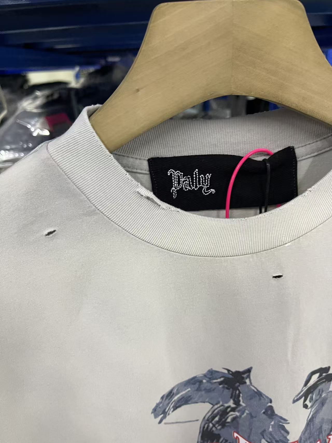 Paly Hollywood Vintage Washed Graphic T-Shirt