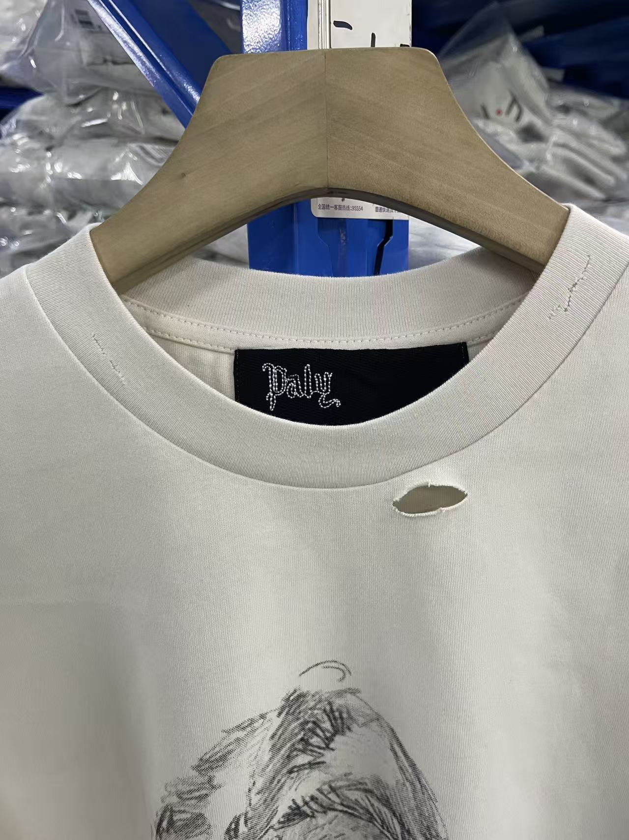 Paly Hollywood Graphic Print Vintage T-Shirt