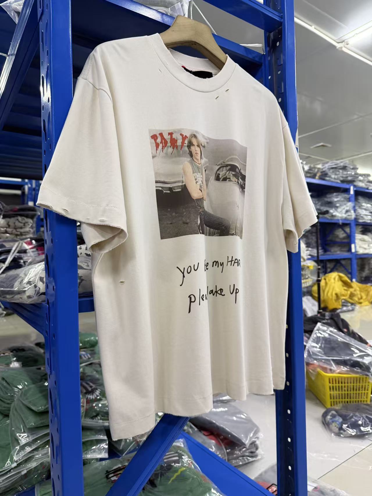 Paly Hollywood Artistic Photo Print T-Shirt