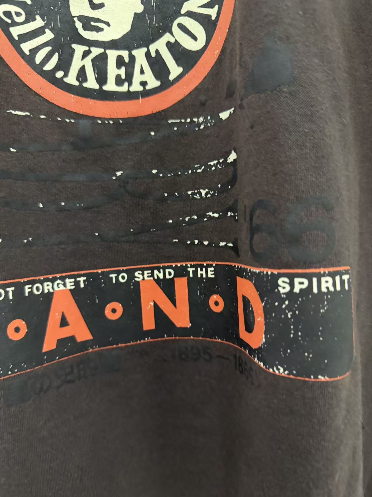 Paly Hollywood Distressed Washed Graphic T-Shirt