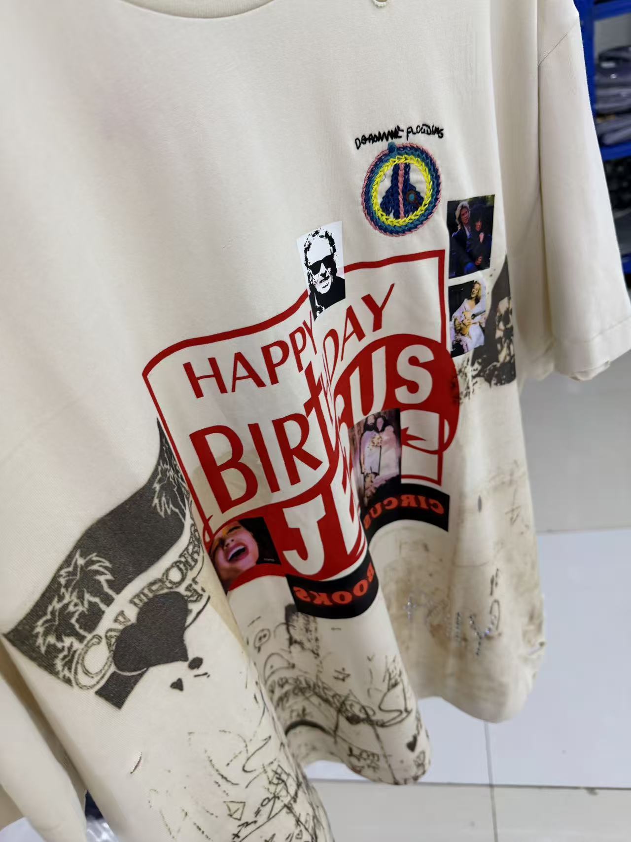 Paly Hollywood Handwritten Graphic Print T-Shirt