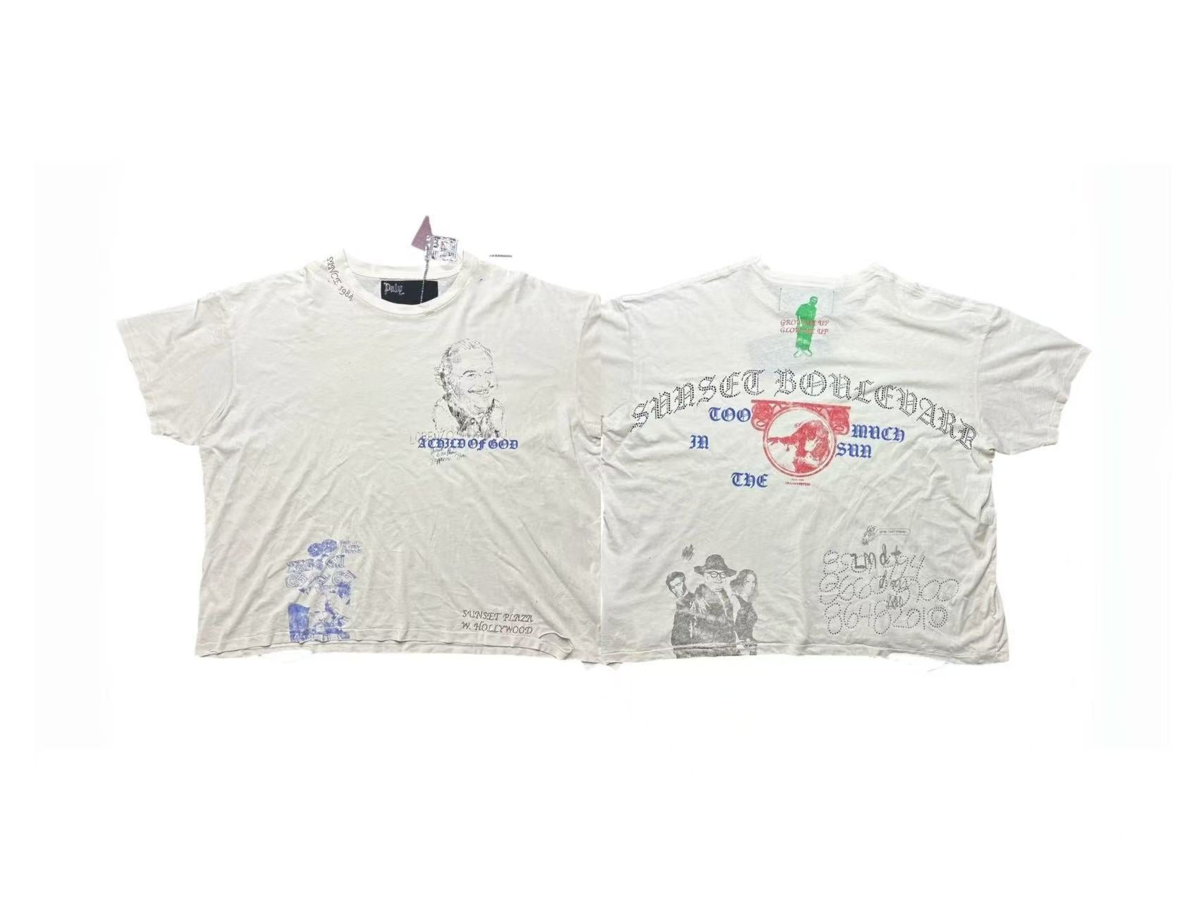Paly Hollywood Artistic Line Graphic T-Shirt