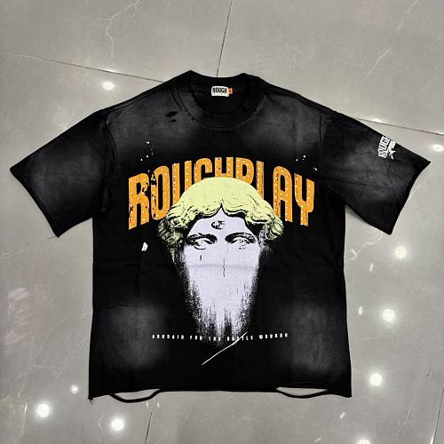 Rough Play Abstract Graphic T-Shirt