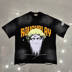 Rough Play Abstract Graphic T-Shirt