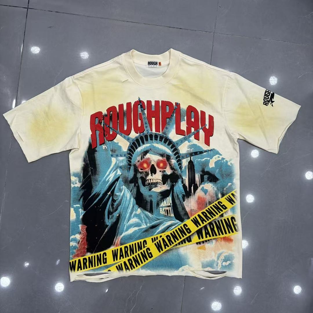 Rough Play Warning Graphic T-Shirt