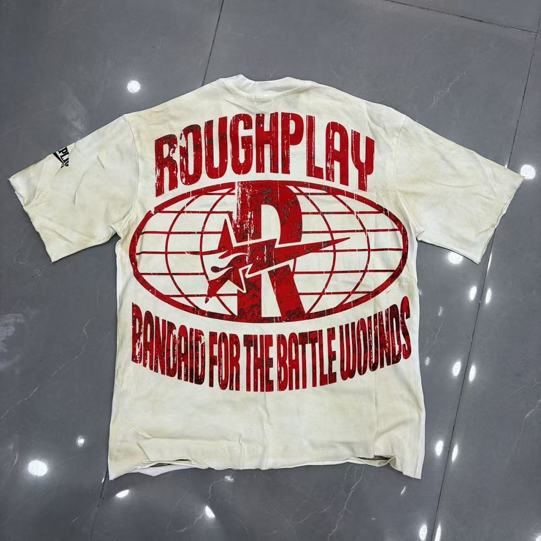 Rough Play Cartoon Graphic T-Shirt