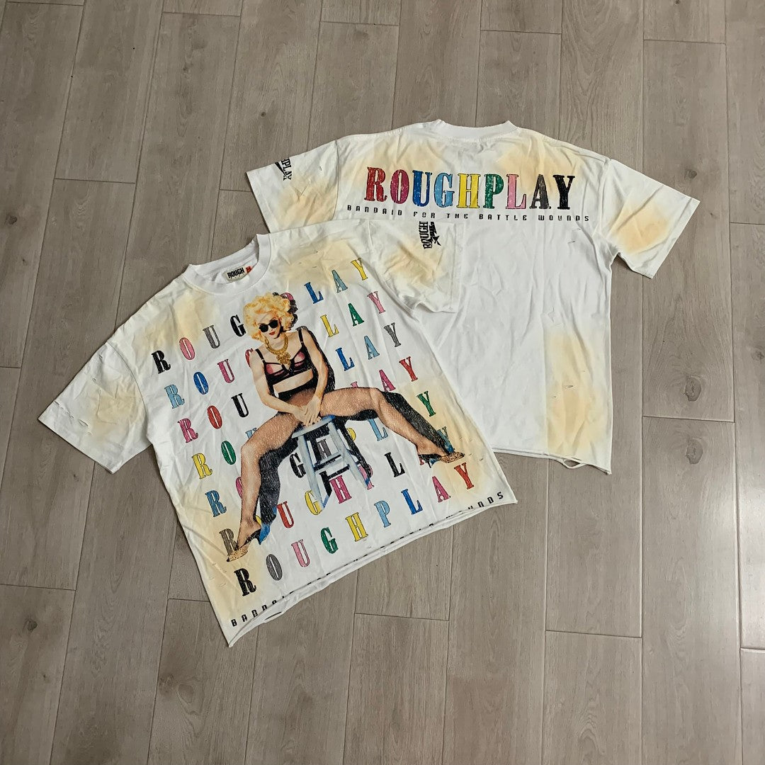 Rough Play Graphic Illustration T-Shirt