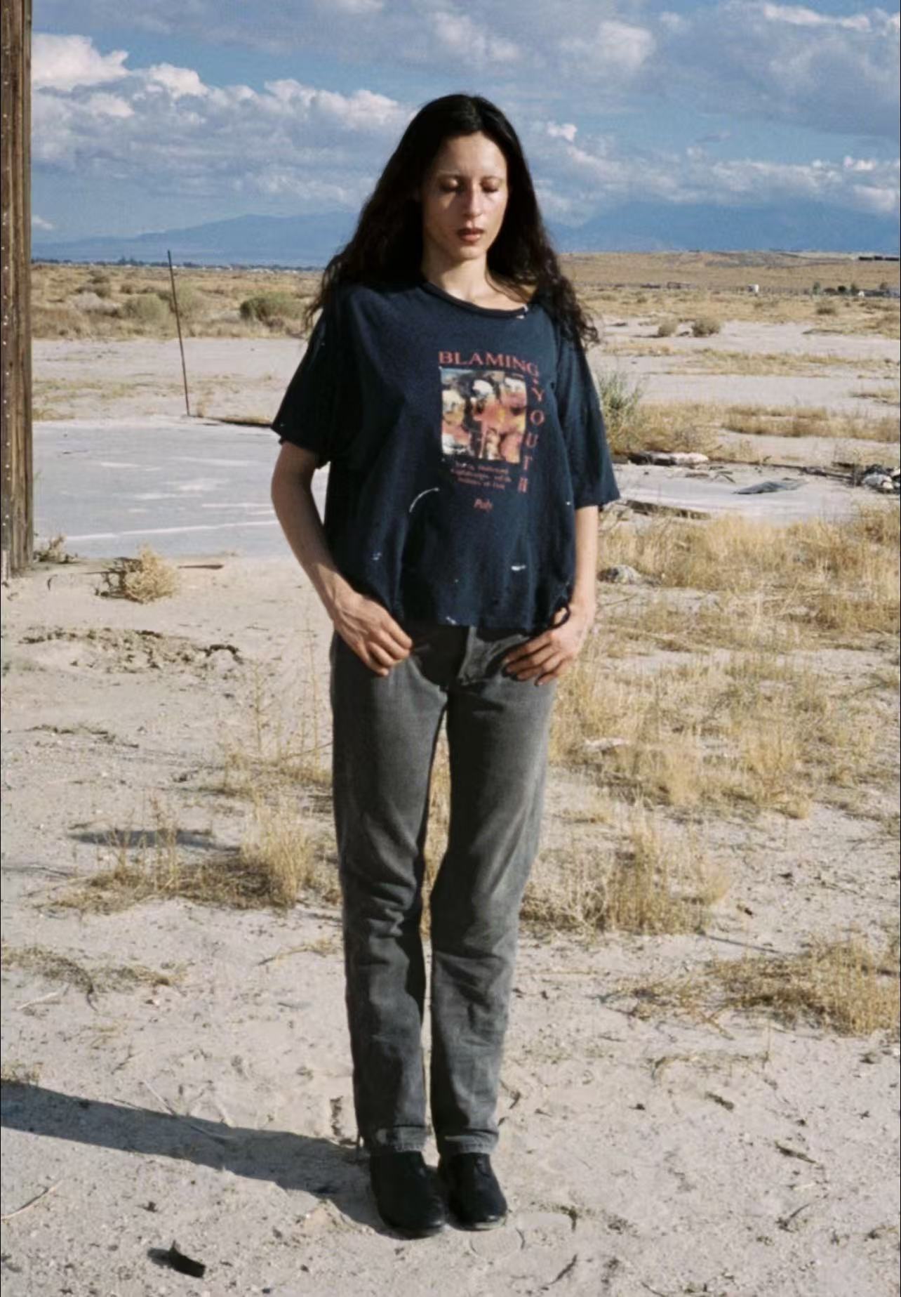 Paly Hollywood Distressed Washed T-Shirt
