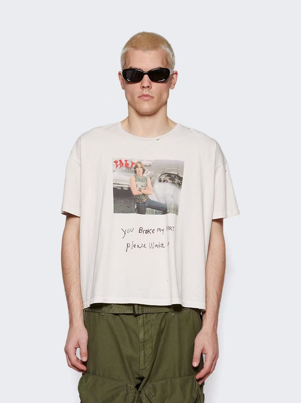 Paly Hollywood Artistic Photo Print T-Shirt