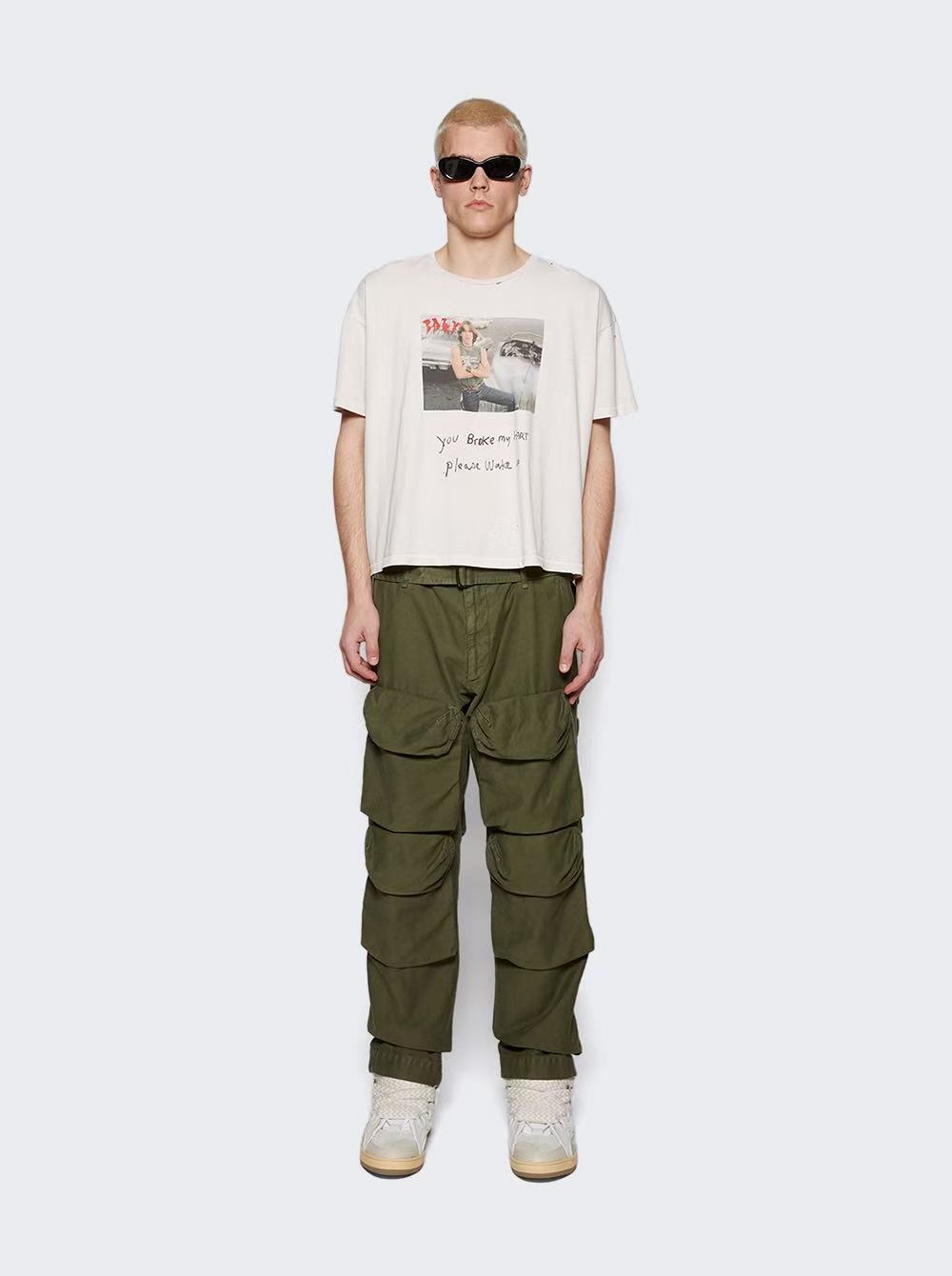 Paly Hollywood Artistic Photo Print T-Shirt
